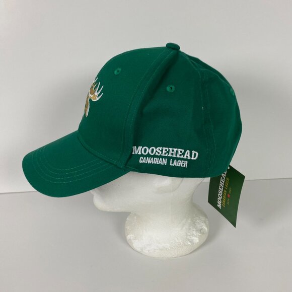 NWT Moosehead Breweries Lager Beer Snapback Hat Cap - Picture 3 of 8